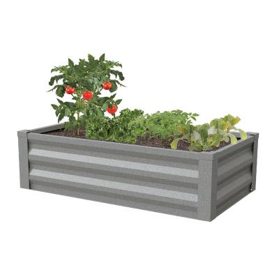 China Easy Assemble Garden Flower Vegetable Plant Bed Planting Container Expanded Breathable Grow Container for sale