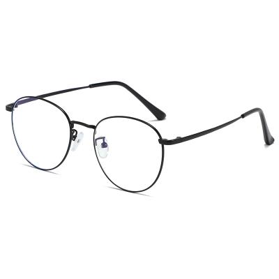 China For 2021 Men's and Women's Customized Glass Metal Frame Optical Glasses Myopia Glasses Reading Glasses for sale