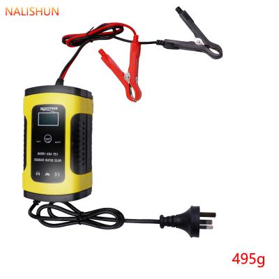 China QC3.0 GE-Force 12V6A Motorcycle Car Battery Charger Intelligent General Repair Storage Lead Acid Charger for sale