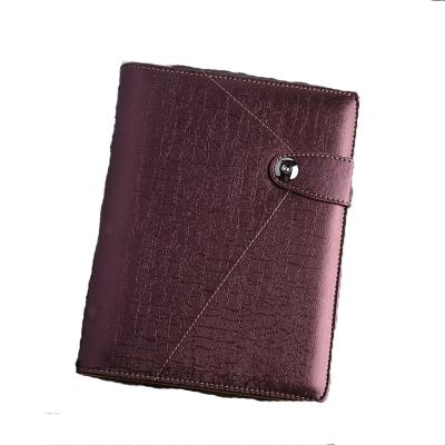 China Business Conference Activity Leather Notebook Gift Set Magnetic Stationery Notebook Set Custom Logo for sale