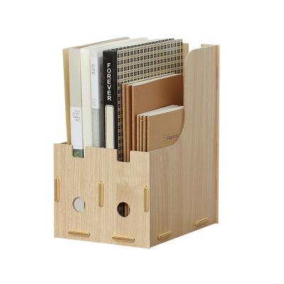 China Multi-layer simple and beautiful office shelf folder shelf office magazine box shelf for sale