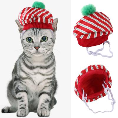 China Stocked cute pet product headwear dog teddy dress sunflower pet headdress wig cat headwear hat for sale