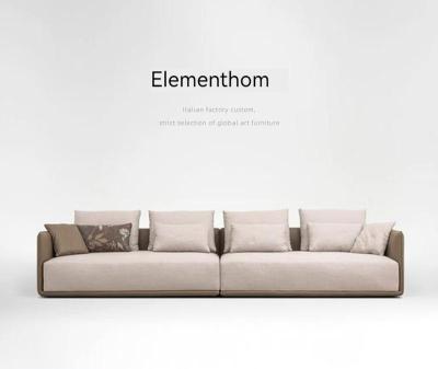 China Modern Italian light luxury simple extendable sofa technology fabric sofa Nordic living room combined furniture customization for sale