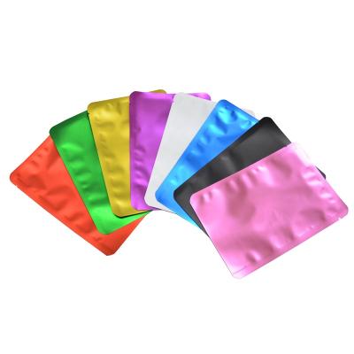 China Matte Colorful Bags Logo Printed Smell Proof Moisture Proof Heat Sealable Foil Bags Custom Cosmetics Coffee Mylar Black Cigar Foil Bags b for sale