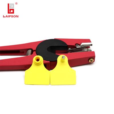 China INSTALLING ANIMAL EAR MARKS LAIPSON Ear Tag Applicator One Piece Ear Tag Applicator Pliers For Sheep for sale