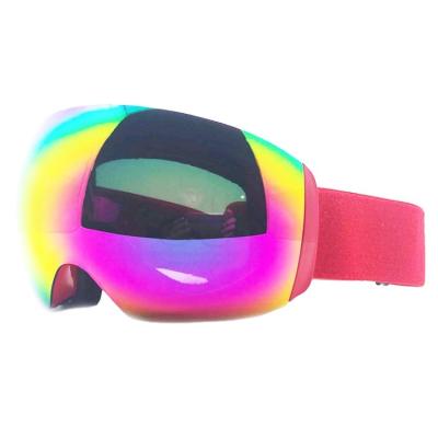 China Motorsports Fashion Custom Design Magnetic Ski Goggles OEM/ODM Logo Custom Ski Goggles for sale