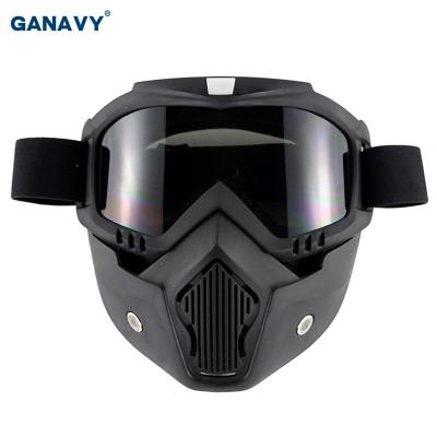 China Motorsports TPU Memory Cotton Frame Eye Protection Windproof Goggles Face Motorcycle Helmet Goggles for sale