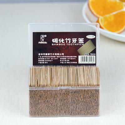 China New Design Durable Disposable Person Wrapped Chinese Portable Bamboo Toothpick for sale