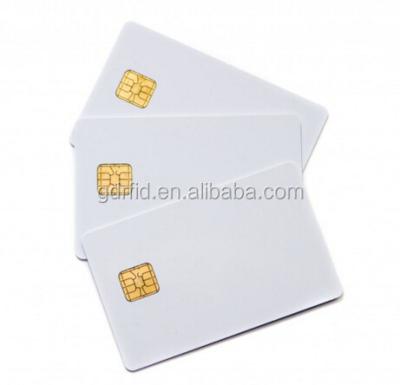 China J2A040 Java Blank card contact card CR80 size smart card jcop smart card for sale