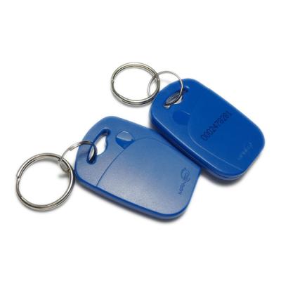 China Small Size Waterproof NA Key Range 125Khz T5577 Chip ABS RFID Key Fob for sale