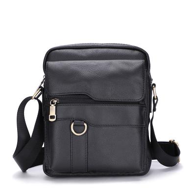 China Vintage Shoulder Bag for Men Genuine Leather Crossbody Man Purse Handbag Satchel Messenger Travel Bags for work Office Business for sale