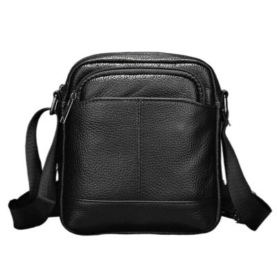 China Vintage Mens Shoulder Bag Leather Messenger Handbag Crossbody Bag for Men Purse iPad Bag for Business Office Work School with Adjustable for sale