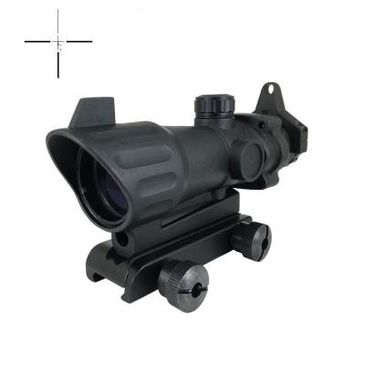 China Plano em segundo focal de tiro tático da vista 4x Acog do ferro dos espaços do rifle de Airsoft à venda