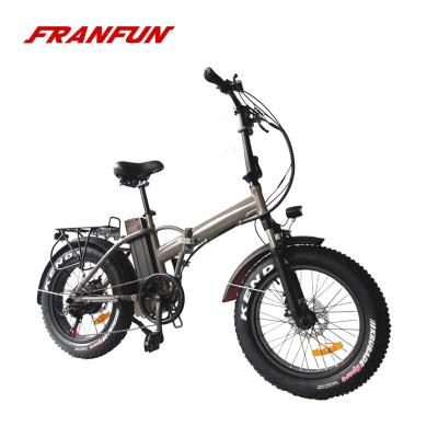 China FRANFUN 48V500W aluminum alloy wholesale 20 inch electric folding ebike with 20