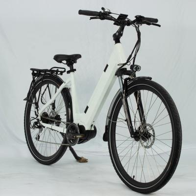 China Bafang M400 Luxury Motor City Bike Long Range Electric Hidden Battery Mid Drive Motor Bicycle for sale