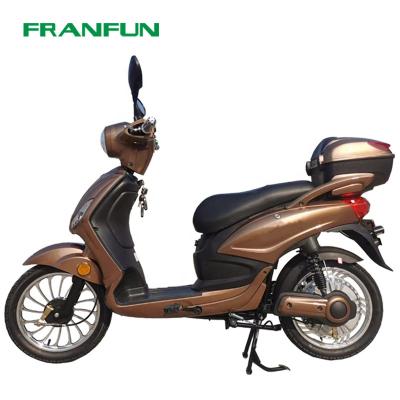 China FRANFUN Italy hot sale motorcycles scooter steel pedal assist electric scooter with big wheels for sale