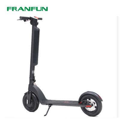 China FRANFUN Unisex 350W 10 Inch Self Balancing Electric Scooter Stand Up Scooter for sale