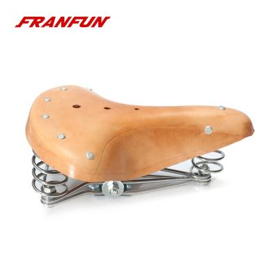 China Retro Retro Bike Saddle Western Saddle Cowhide for sale