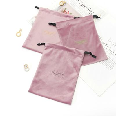 China Recyclable Luxury Silk Velvet Gift Drawstring Bags Packaging Dust Bag Jewelry Silk Bag for sale