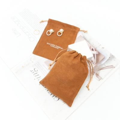 China Luxury Recyclable Jewelry Gift Pouch Microfiber Candle Bags Microfiber Velvet Packaging Gift Bags Pouch Drawstring for sale