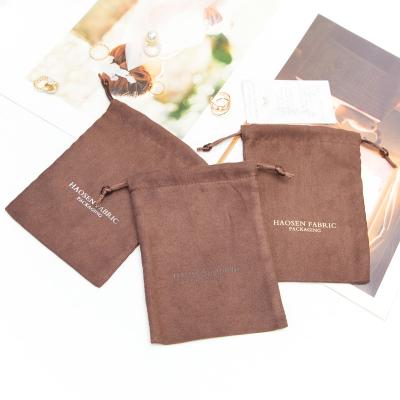 China High Quality Recyclable Candle Bags Embossed Logo Microfiber Gift Packaging Pouch Candle Packaging Bags Microfiber for sale