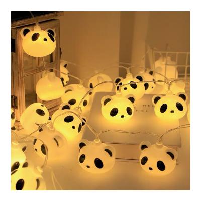 China Included String Fancy LED Light Decoration String Of Panda Animal Cartoon Panda Shaped Lights 1.5M 10L for sale