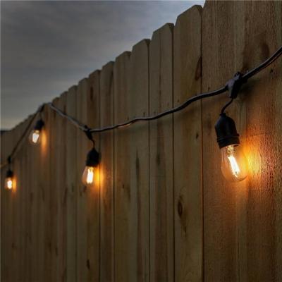 China Outdoor Edison Filament Bulb Factory Supply Garden Patio Holiday Wedding Edison Bulb String Light Filament Bulb Light for sale