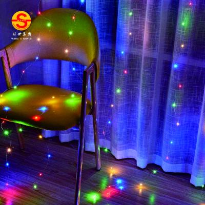 China BEAUTIFUL WANG WORLD Low Voltage Garden Christmas Use 1.8*2m Holiday Fairy Icicle Led Curtain Lights For Decoration String Curtain Lights for sale