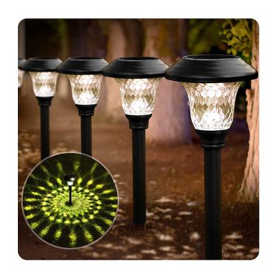 China Garden Glass Shade Out Door Solar Pathway Lights Garden Decoration Pathway Light for Patio Landscape for sale