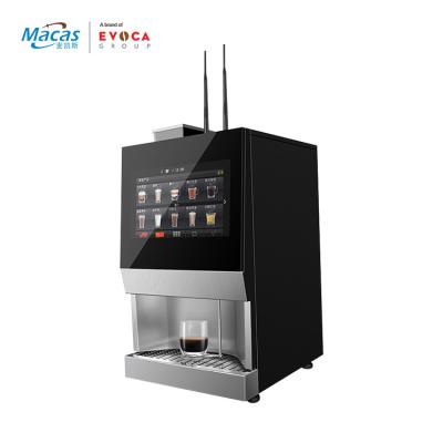 China Máquina automática inteligente de café expreso con frijoles recién molidos en venta