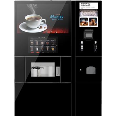 China OEM commerciële koffiemachine Elektrostatische koffiemachine met ijs Te koop