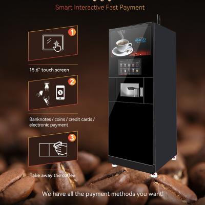 Cina MACAS Coffee Vendo Machine Macchina da caffè con schermo pubblicitario da 27 pollici in vendita