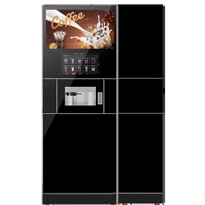 Cina 2400W Office QR Code Coin Operated Coffee Vending Machine con macchinetta per il gelato in vendita