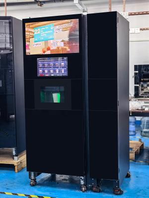 China Máquina de venta de café operada por moneda con máquina de hielo de 2400W en venta