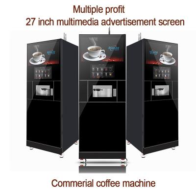 China Máquina de café de pie con filtro de agua incorporado y sistema operativo Android en venta