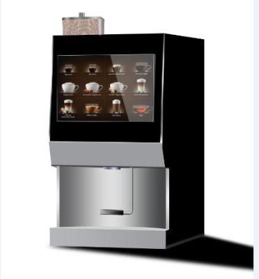 China 15.6inch Advertising Screen Countertop Coffee Vending Machine With Water Supply Water Tank And Tap Water for sale