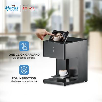 China MACAS Smart Single Color Cake Coffee Art Printing Machine for sale