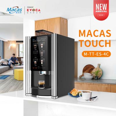 China Automatic Commercial Cappuccino Latte Mocha Table Top Coffee Vending Machine for sale