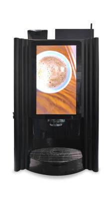 China Professional Big Canister Table Top Freshly Ground Coffee Vending Machine for sale