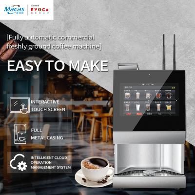 China Convenient Stainless Steel Espresso Coffee Vending Machine With Less Than 1 Minute Brewing Time for sale