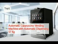 Automatic Cappuccino Vending Machine with Automatic Dispensing 57 Kg