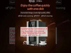 Experience the Convenience of Our Automatic Commercial Coffee Vending Machine with Internet WIFI and RJ-45