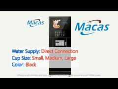 small cup size instant coffee vending machine with max cup height of 150mm h1830mm dimension