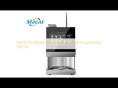 Freshly Ground Espresso Desktop Coffee Bean To Cup Vending Machine