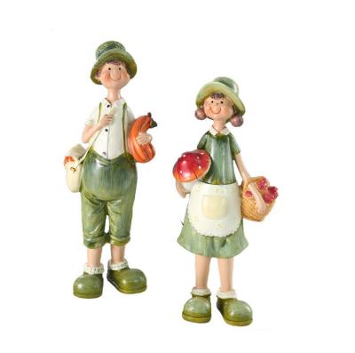 China Europe Resin Figure Ornaments Decorations Creative Home Bedroom Gifts Valentine's Day Office Furnishings for sale