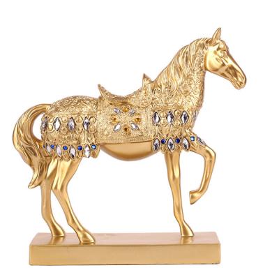 China The resin horse crafts of Europe are rising rapidly. Office Living Room Porch Wine Cabinet Home Furniture for sale