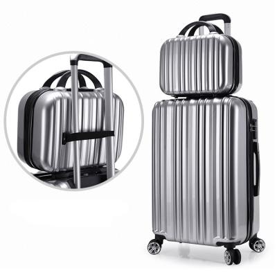 China High Quality Four Wheel Travel Luggage Bag Cheap Trolley Suitcase 4 PCS Teens School Trolley Wheeled Bag for sale