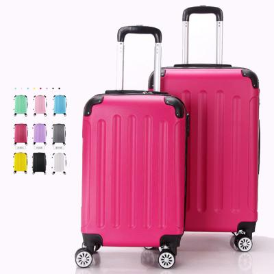 China Stylish Wholesale Urban Hard Plastic Luggage ABS PC Trolley Case Luggage Carry On Suitcase For Business for sale