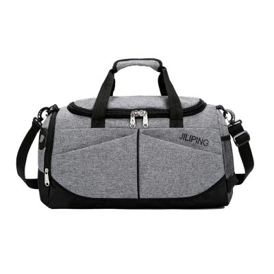 China Fashion 25L Sports Gym Bag Travel Lightweight Duffel Bag With Wet Pocket And Shoes Compartment For Women Men for sale