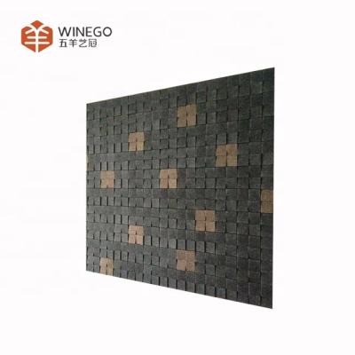 China Highly Efficient Sound Absorption 3d Felt Acoustic Wall Panel Fire Retardant Polyester Acoustic Panels For Cinema for sale